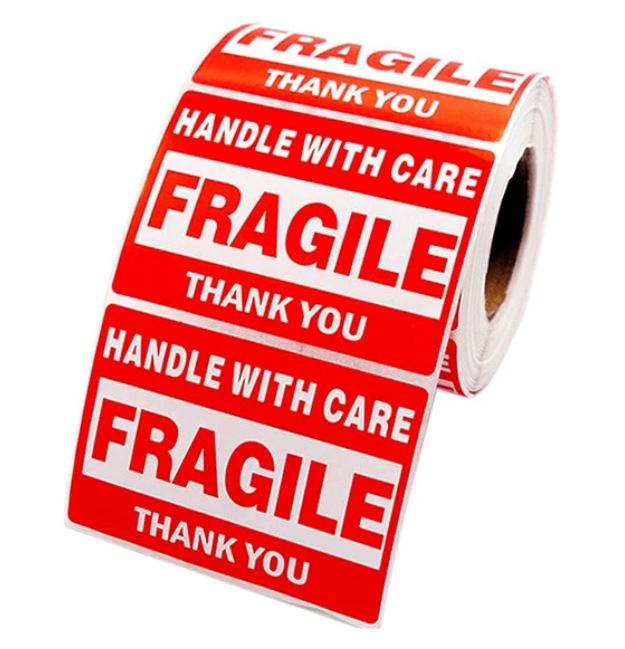 250pcs Fragile Stickers for E-Com Packs | Tools - Resinarthub