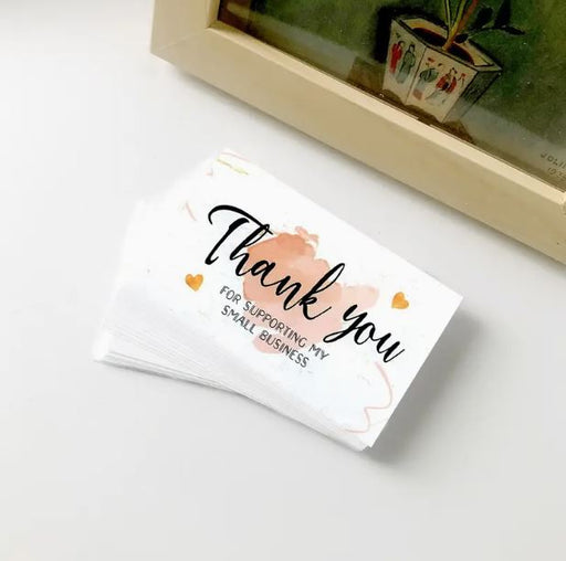 50pcs Thank You Cards for E-Com Packs | Tools - Resinarthub