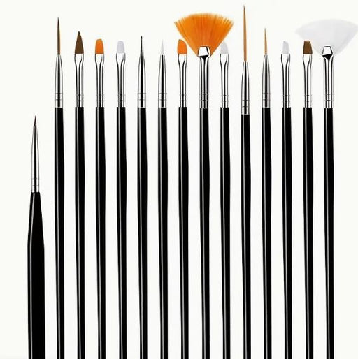 15pcs Set of Painting Brush | Tools - Resinarthub