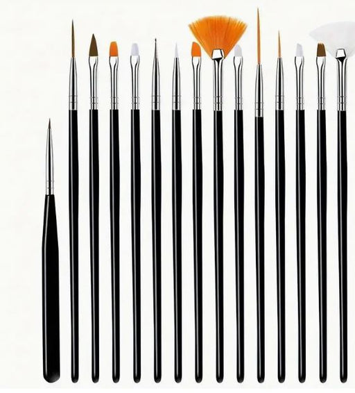 15pcs Set of Painting Brush | Tools - Resinarthub
