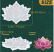 Lotus Flower Coaster Silicone Mold for Resin Art | Mould - Resinarthub