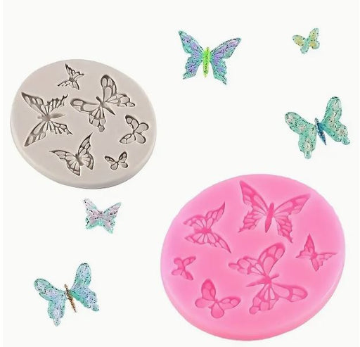Mini Butterfly Fondant Silicone Mold for Resin Art | Mould - Resinarthub