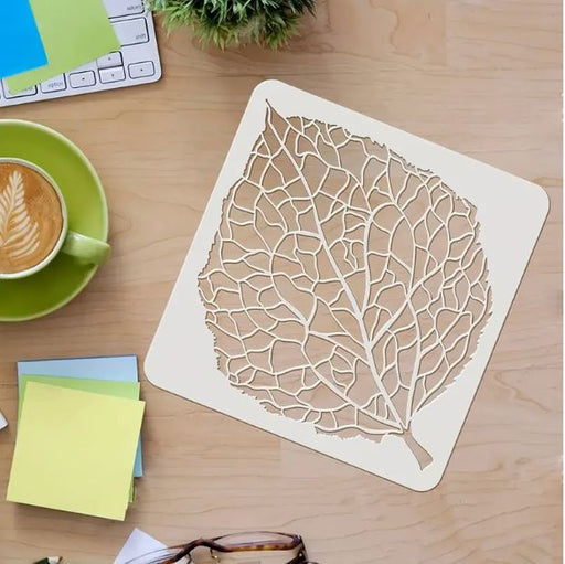Mulberry Leaf Stencils For Resin Art | Tools - Resinarthub