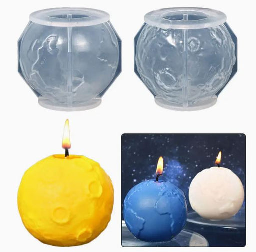 Planet Shaped Silicone Mold for Candle Making | Mould - Resinarthub