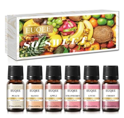 6pcs Fruit Flavored Essence Oil For Candle Making