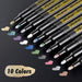 10 Colors Fine Point Metallic Markers | Tools - Resinarthub