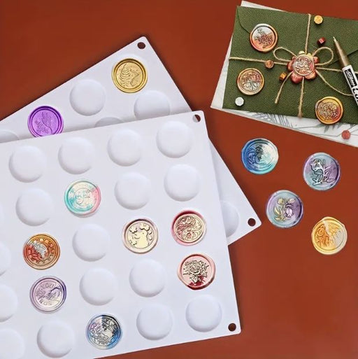 30 Grids Wax Sealing Mat Silicone Mold | Mould - Resinarthub