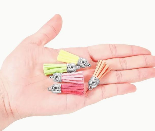20pcs Tassels for Keychains | Fillings - Resinarthub