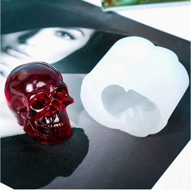 Mini Skull Silicone Mold For Resin Art | Mould - Resinarthub