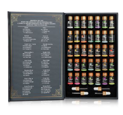 35 Bottles Essential Oils Set For Candle Making | Fillings - Resinarthub