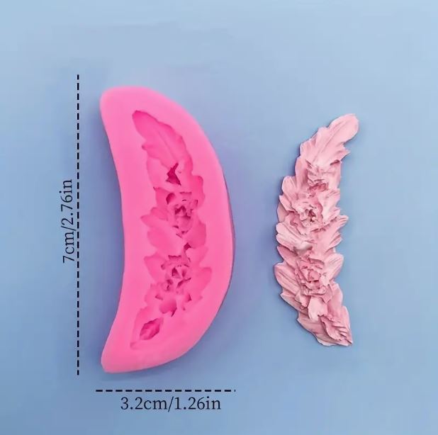 Feather Flower Garland Shape Silicone mold | Mould - Resinarthub