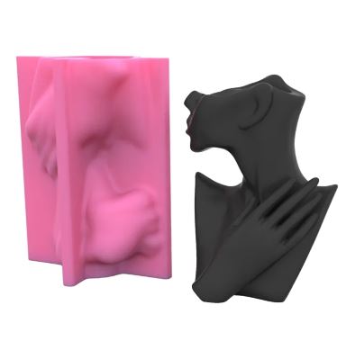 Human Half-body Vase Mold (2 variants) | Mould - Resinarthub