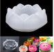 Lotus Flower Cylinder Silicone Mold | Mould - Resinarthub