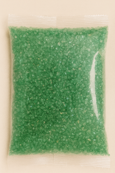 Emerald green color crushed stones for resin art-250gms