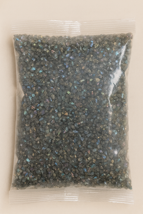 Black Aurora color crushed stones for resin art-250gms