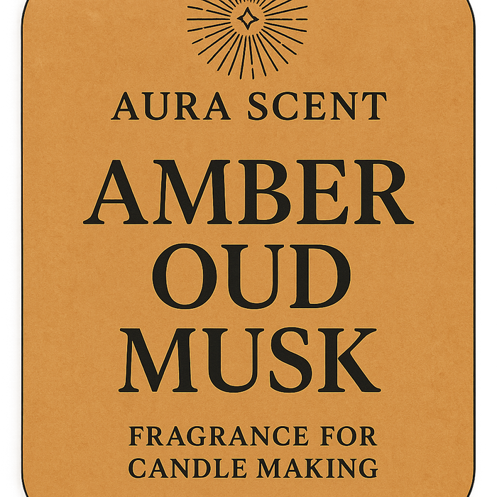 Aura Scent Amber Oud Musk Fragrance for Candle Making