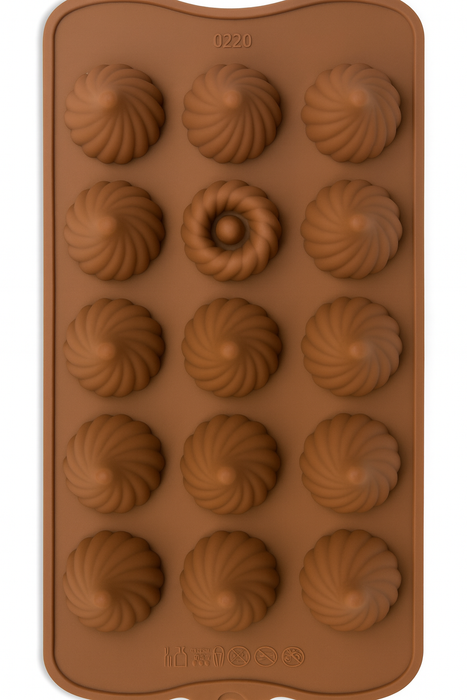 قالب سيليكون على شكل حلوى لصنع الشموع