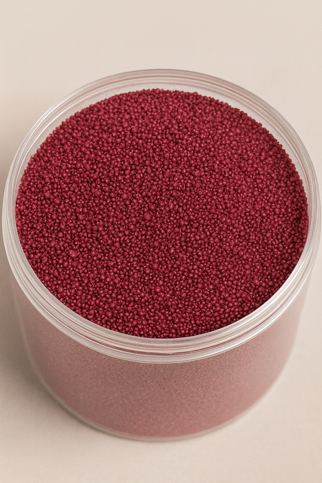 Deep Red Color Sand Wax for Candle Making - 250g
