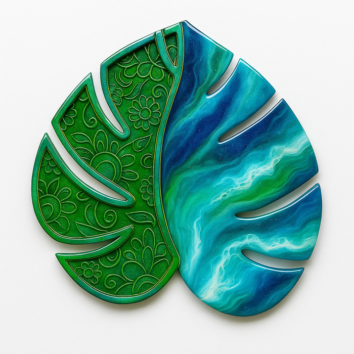 لوح MDF على شكل ورقة للفن الراتنج