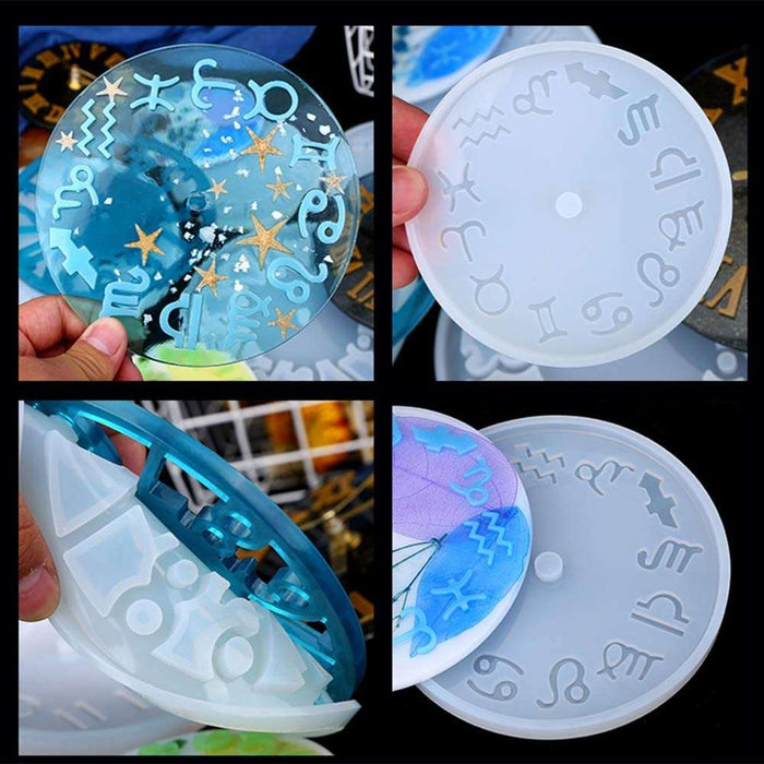 Clock Silicone Mould | Mould - Resinarthub
