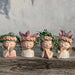 Cute Girl Flower Pot Silicone Mold | Mould - Resinarthub