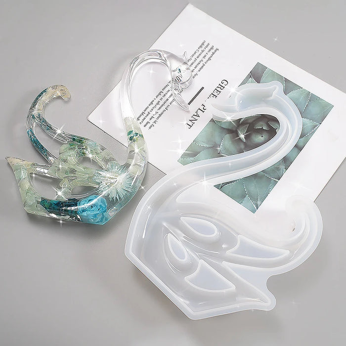 Swan Shaped Silicone Mold for Resin Art