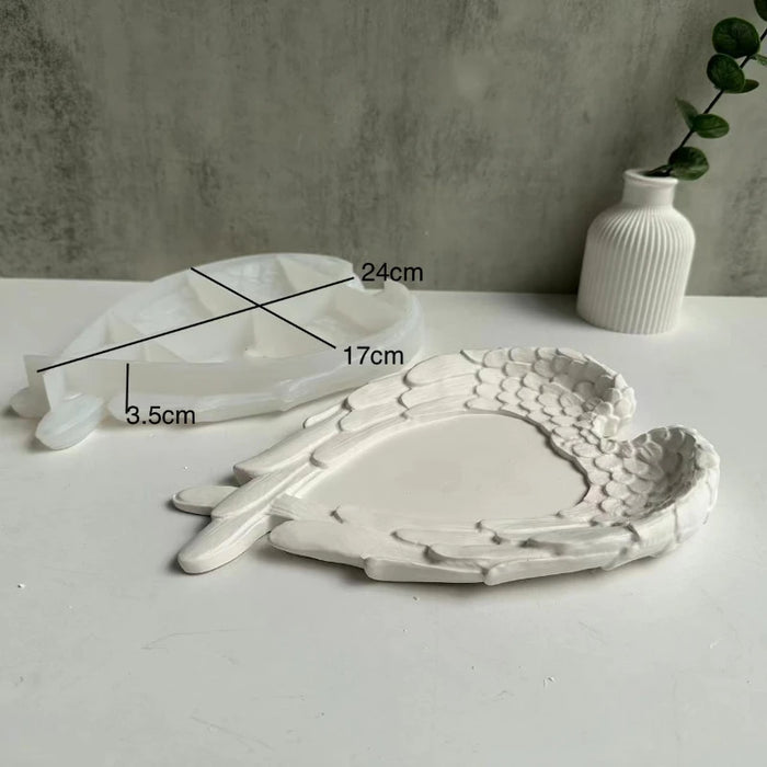 Wings Mirror Tray Silicone Mould
