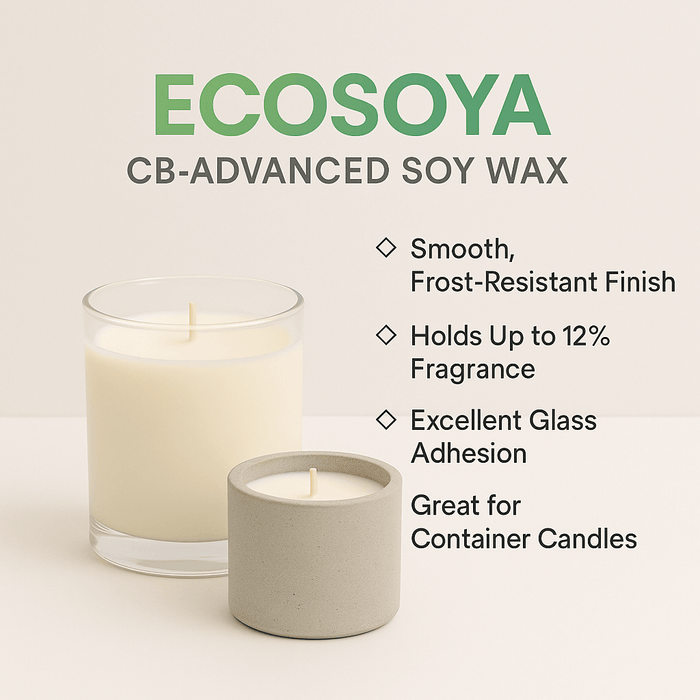 EcoSoya CB-Advanced Plant-based Container Candle Soy Wax | EcoSoya - Resinarthub