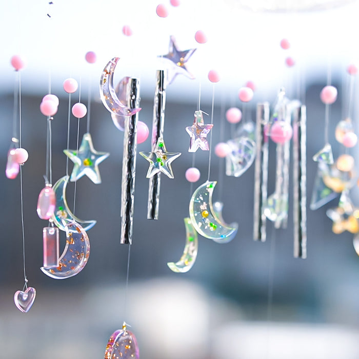 Sun Star Moon Manual Wind Chime Hanging Kit for Resin Art | Mould - Resinarthub