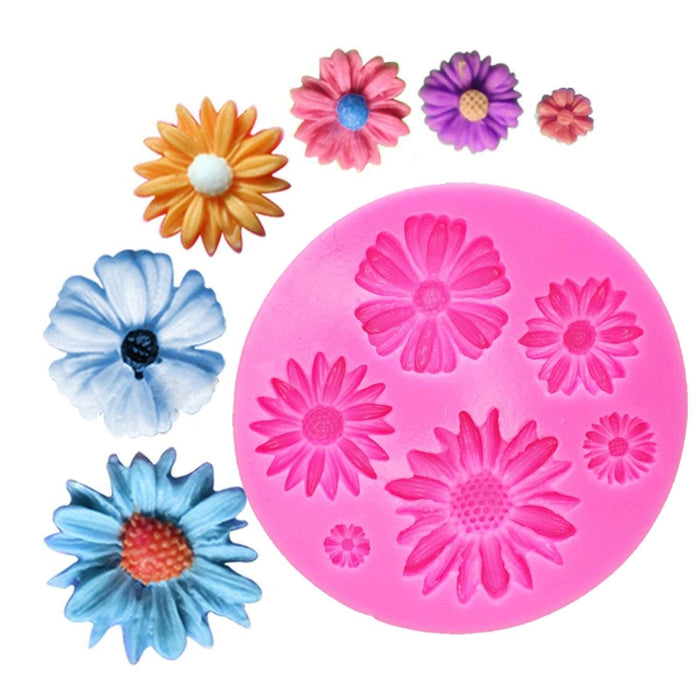 Chrysanthemums and Sunflower Mould | Mould - Resinarthub