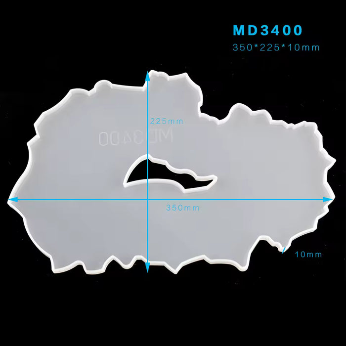 Irregular shape Serving Tray Moulds with Handles (Optional) (9 variants)