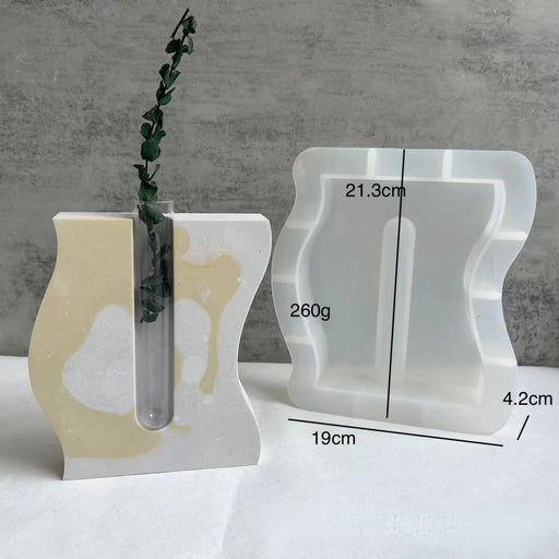 Wave Vase Silicone Mold ( no tube) | Mould - Resinarthub