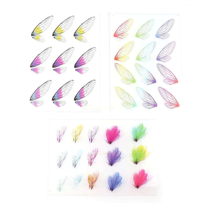 Cicada Wings Transparent Material Filling Tool Sticker for jewelry art craft (5pc) | Fillings - Resinarthub