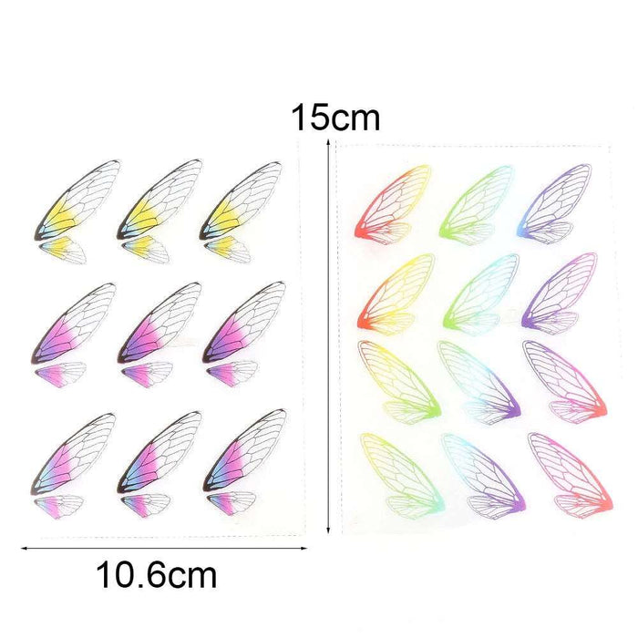 Cicada Wings Transparent Material Filling Tool Sticker for jewelry art craft (5pc) | Fillings - Resinarthub