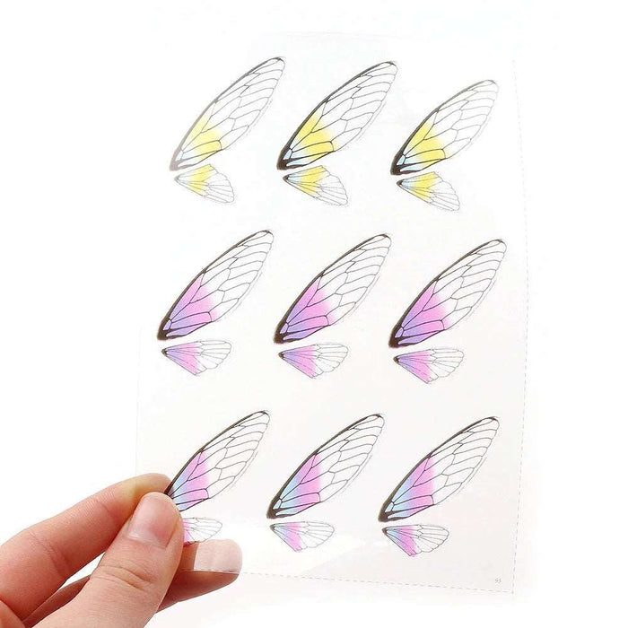 Cicada Wings Transparent Material Filling Tool Sticker for jewelry art craft (5pc) | Fillings - Resinarthub
