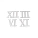 Acrylic Clock Accessories (Silver) 14 variants | Boards and Clock Accessories - Resinarthub