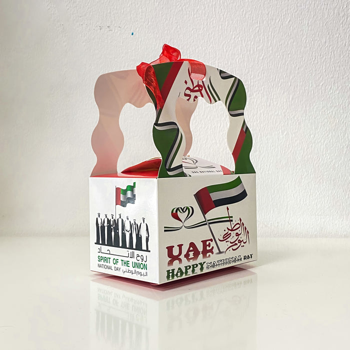 UAE Themed Packing Box with Red Ribbonfor E-Com Packs | Tools - Resinarthub