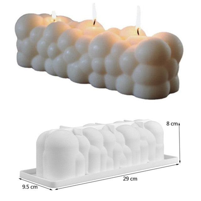 Large Bubble Irregular Shape Candle Holder | Mould - Resinarthub