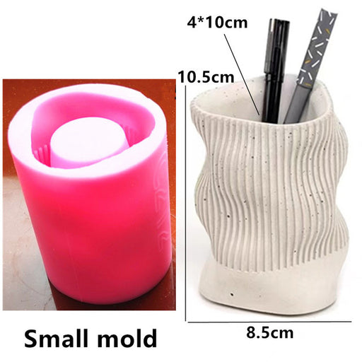 Twisting Curve Penholder Silicone Mold | Mould - Resinarthub