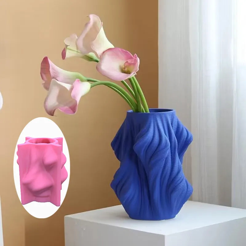 Twisting Curve Vase Silicone Mold — Resinarthub