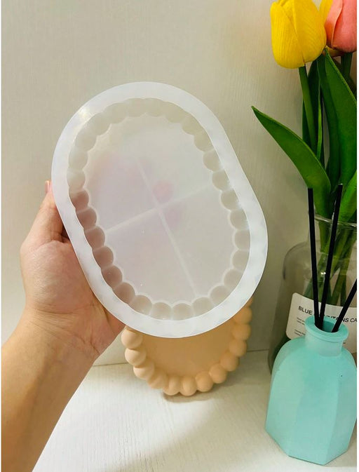 Oval Bubble Tray Silicone Mold | Mould - Resinarthub
