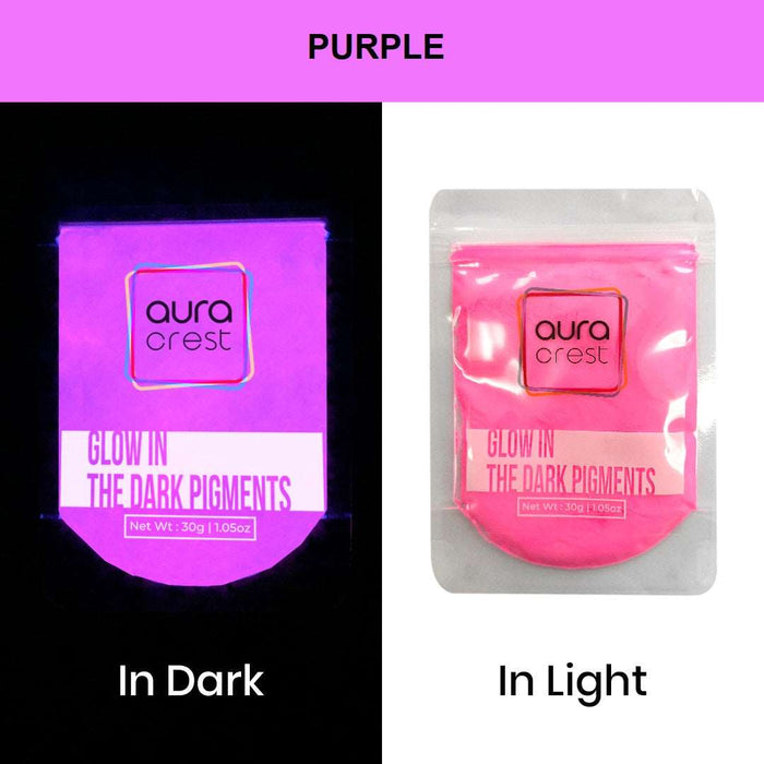 Aura Crest Glow In the Dark Mica Powder for Epoxy Resin Art | Pigment - Resinarthub