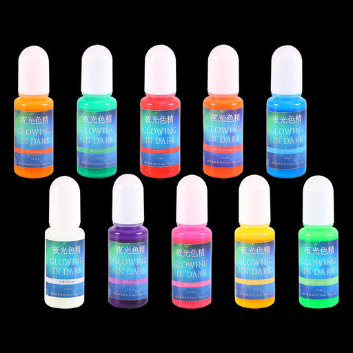 20pc Noctilucent colorant/ Fluorescent Pigment for Resin Art | Pigment - Resinarthub