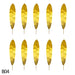 Decorative Golden Leaf | Fillings - Resinarthub