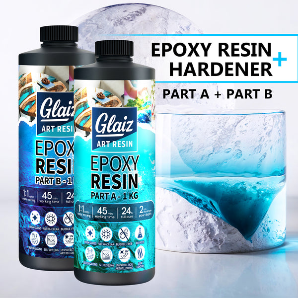 Glaiz Art Resin 1:1 (2kg) | Epoxy Resin - Resinarthub