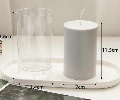 Acrylic Candle Mold (4 variants) |  - Resinarthub