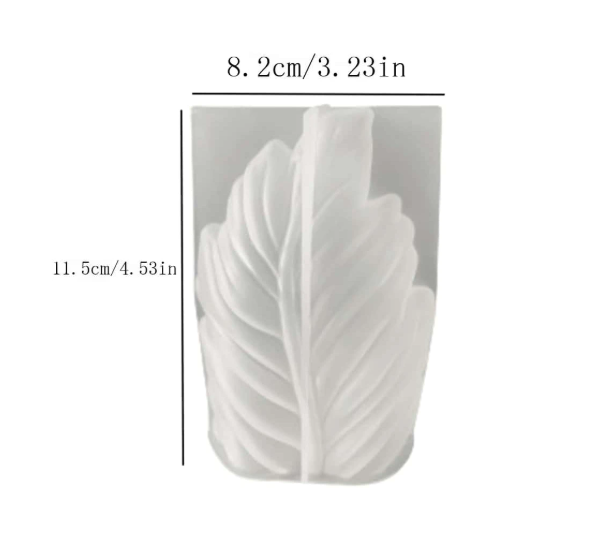 Coral Tree Leaf Shaped Silicone Mold for Candle Making