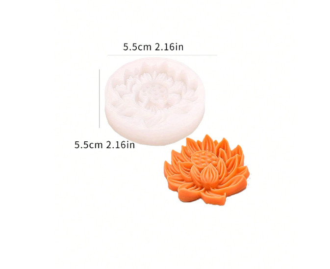 Lotus Flower Candle Decoration Mold