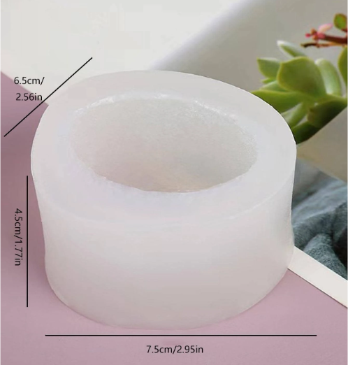 Stone Shaped Silicone Candle Mold | Mould - Resinarthub