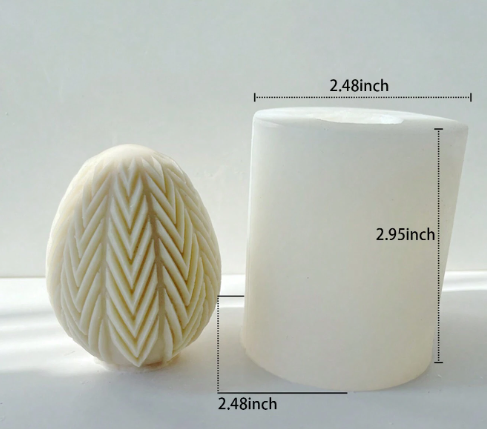 Egg Shaped Candle Silicone Molds | Mould - Resinarthub